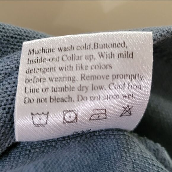 Columbia Men's Short Sleeve Blue Polo Shirt - Picture 12 of 13